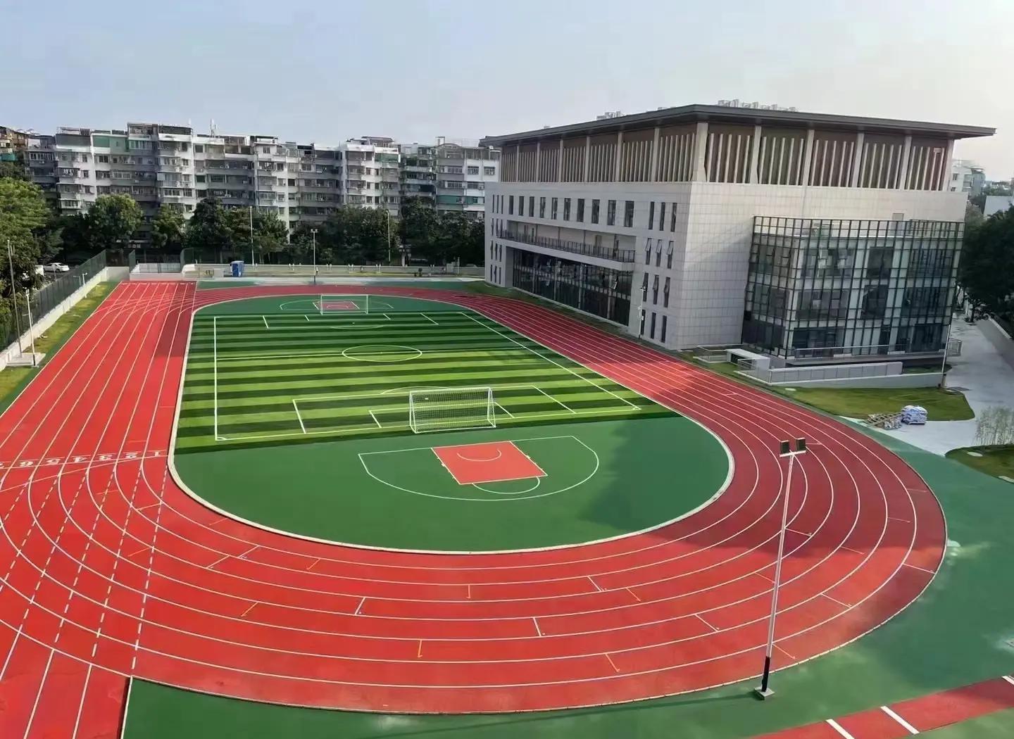 呼和浩特市塑胶跑道材料塑胶篮球场 - 方案